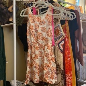 women’s sun dress, open back